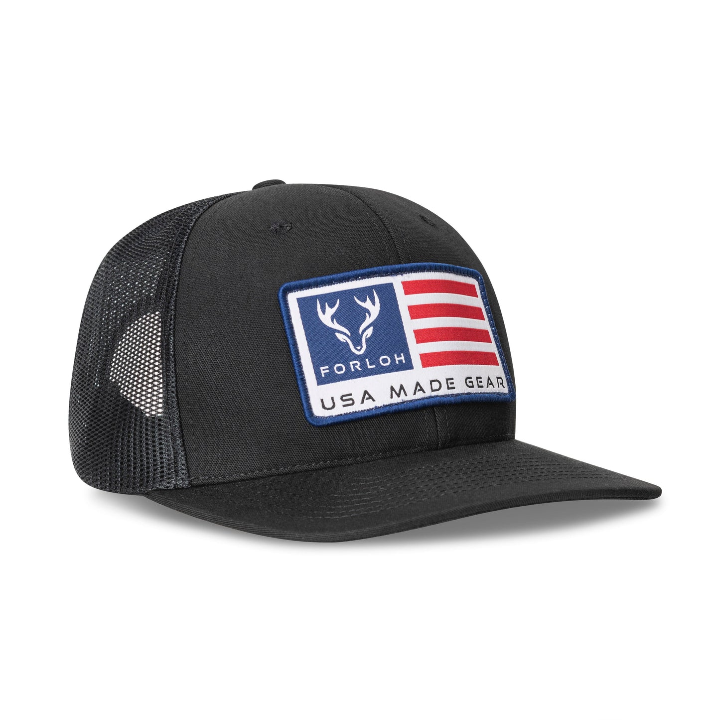 USA Flag Patch Mesh Hat