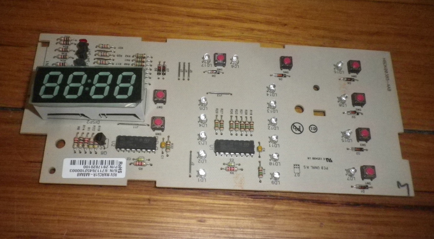 Fisher & Paykel WH-60F60W1 Washing Machine Display Module - Part # FP790383, 790383