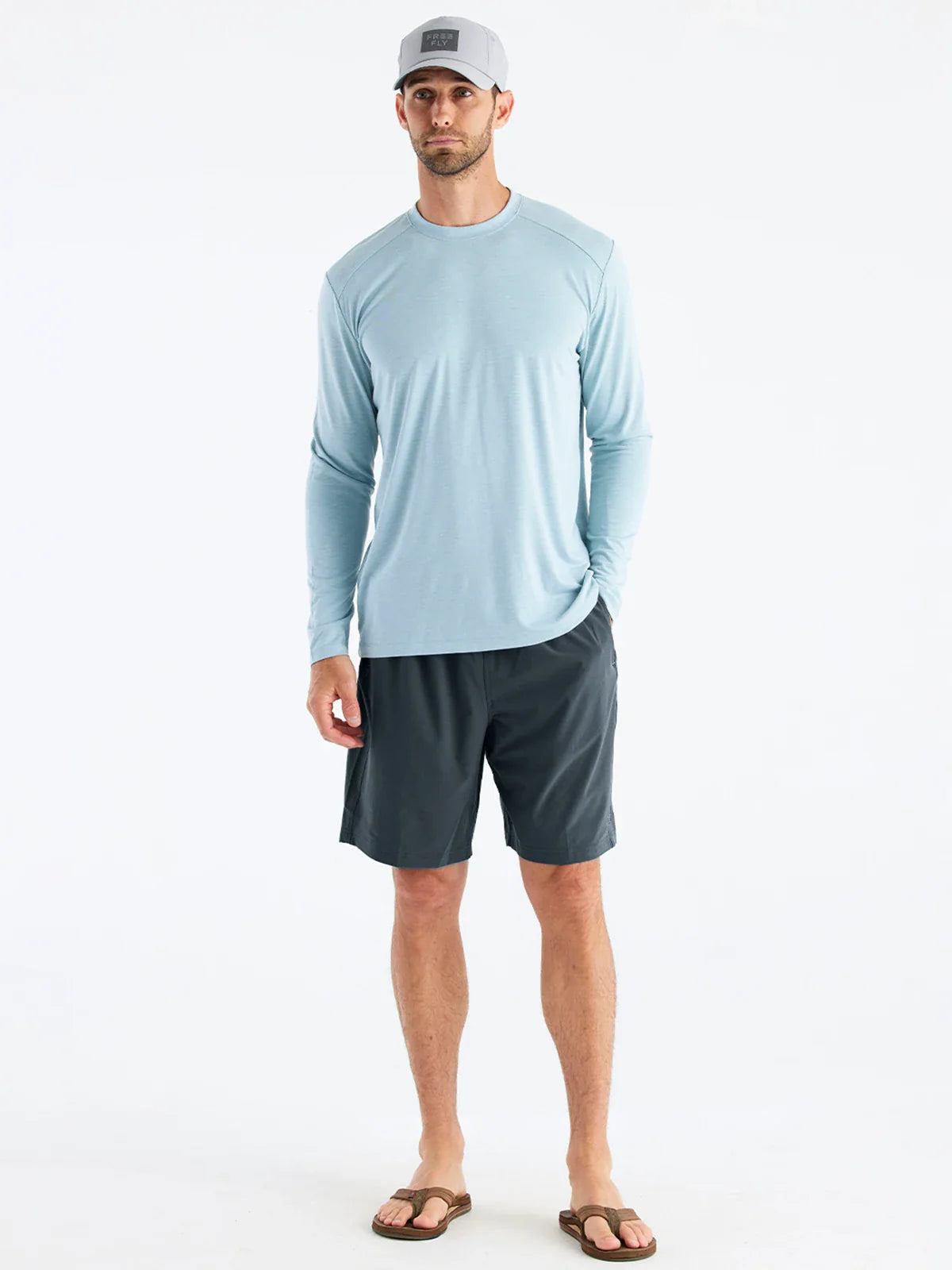 Men's Breeze Short – 8" - Storm Cloud