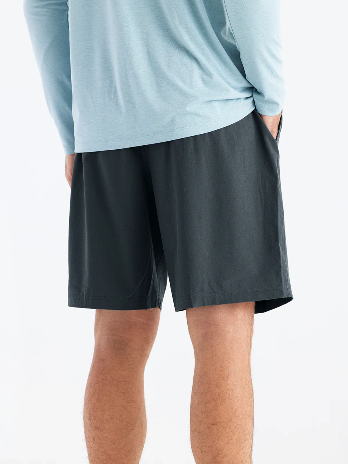 Men's Breeze Short – 8" - Storm Cloud