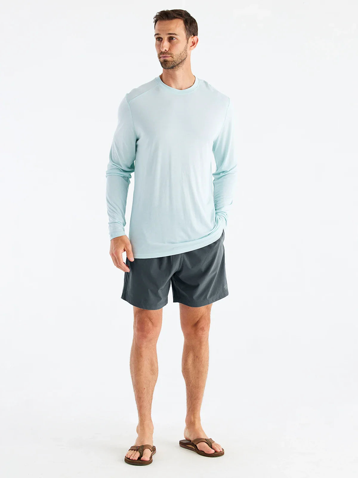 Men's Breeze Short – 6" - Storm Cloud