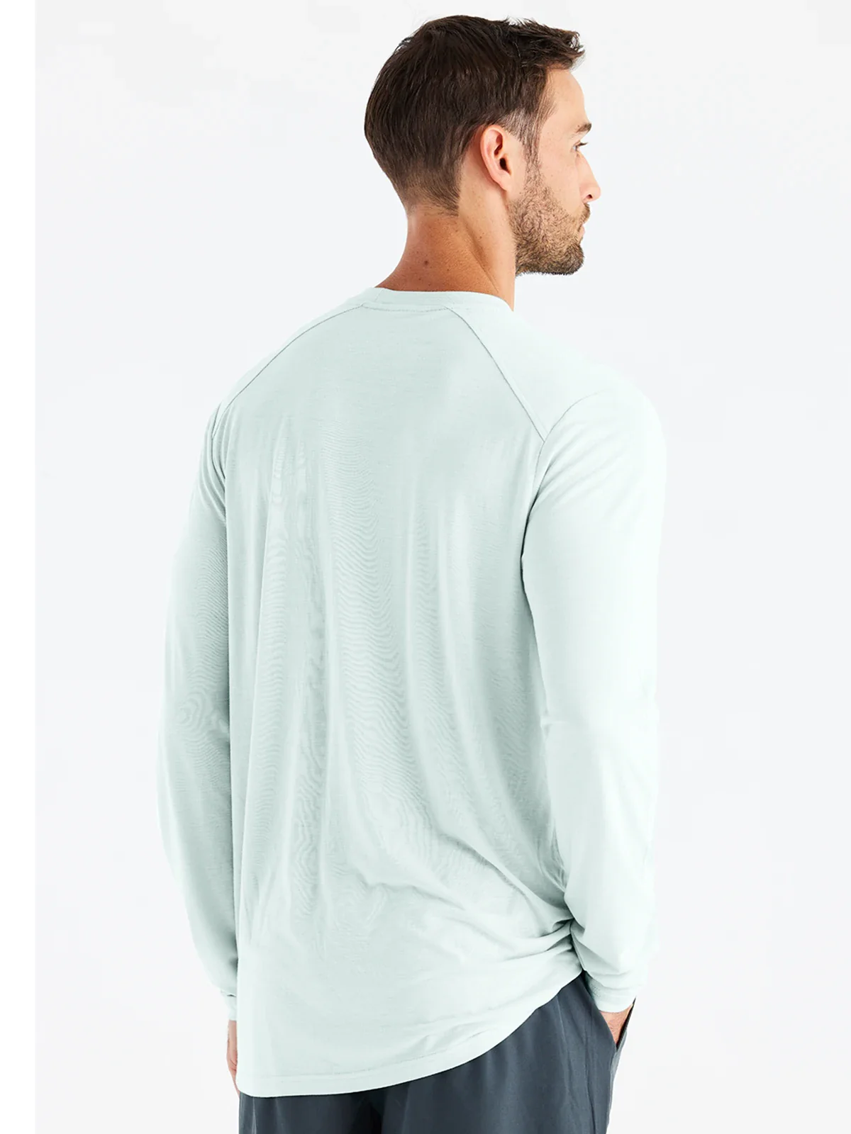 Men's Bamboo Lightweight Long Sleeve - Glacier