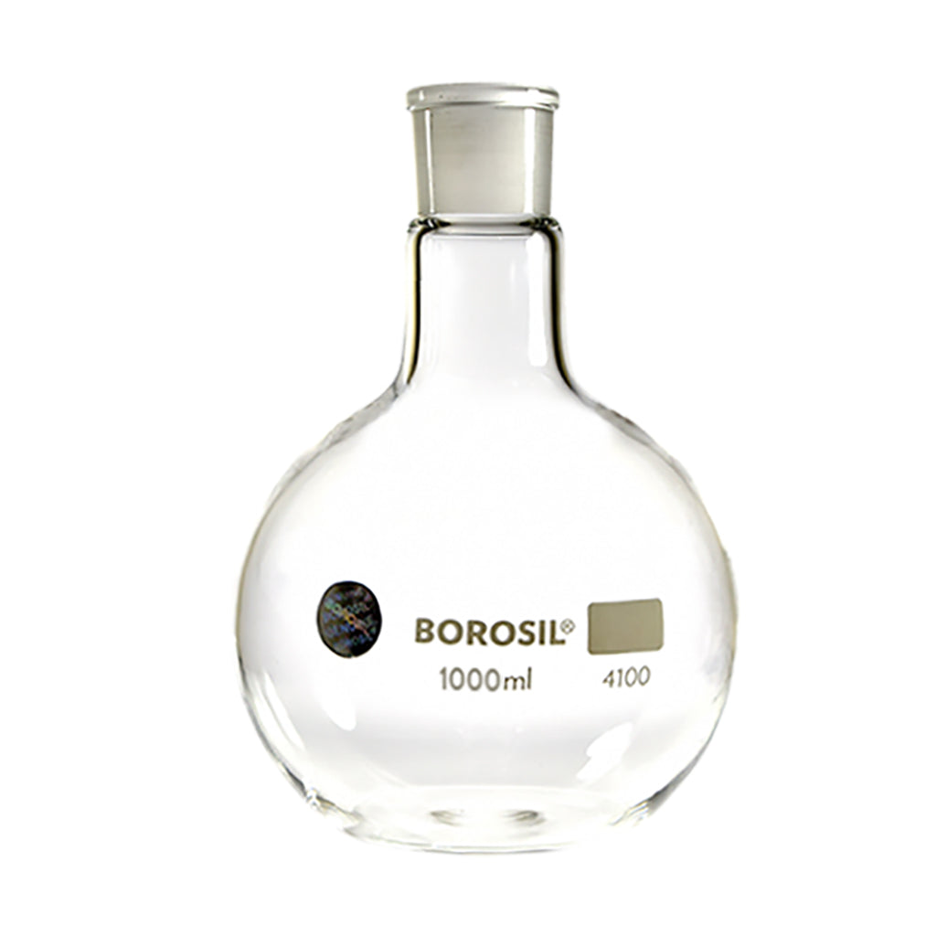 Flask Flat Bottom with Joint Borosil