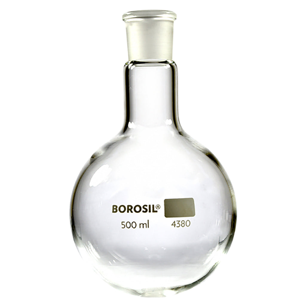Flask Round Bottom With joint Borosil/Vensil