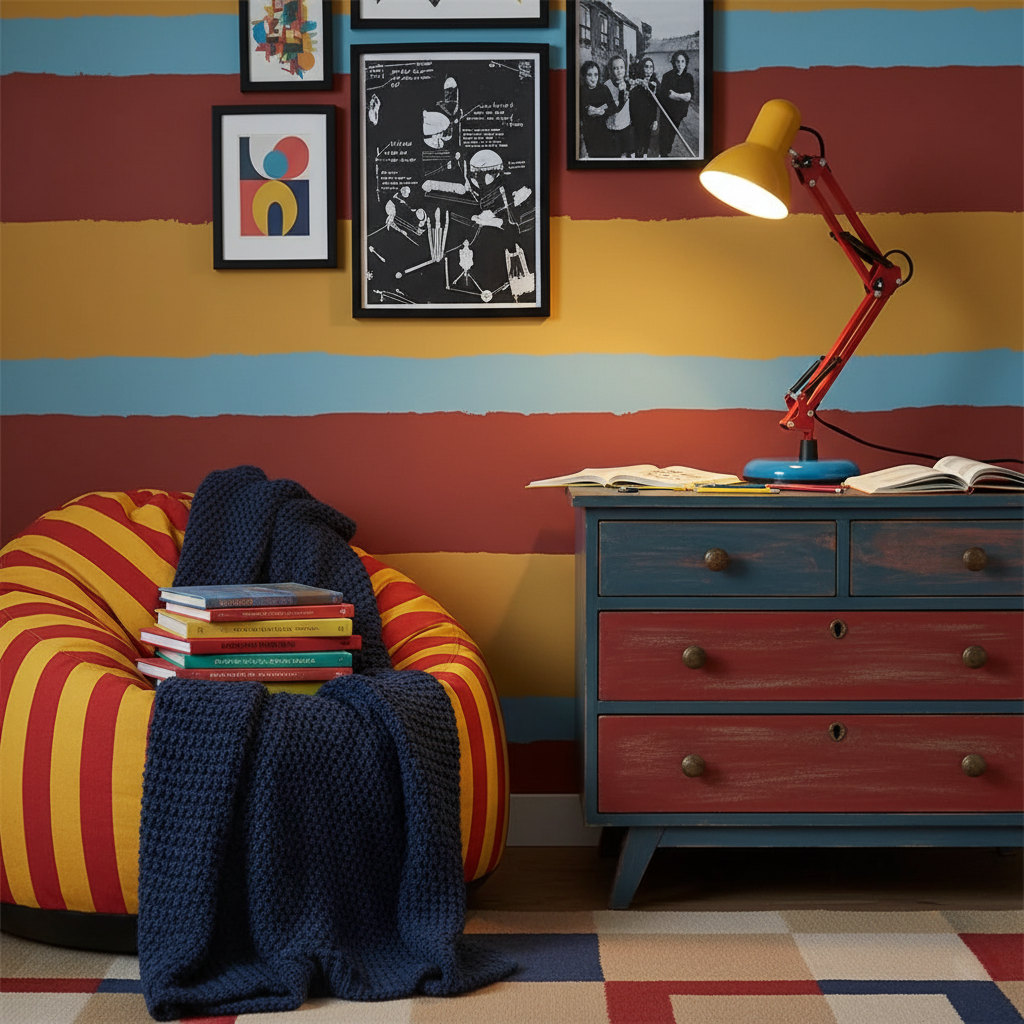 Adjustable Articulating Arm Table Lamp With Conical Shade