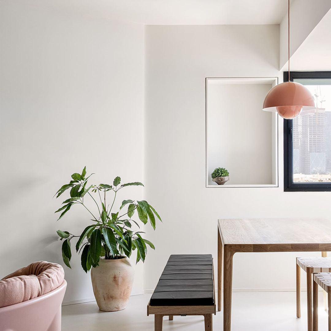 Dome Shade Pendant Light With Floating Globe Diffuser