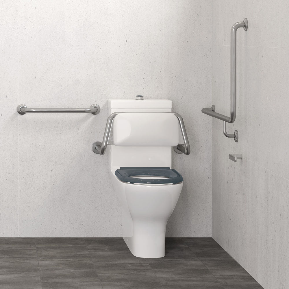 Fienza Accessible Care 300mm Grab Rail, Stainless Steel