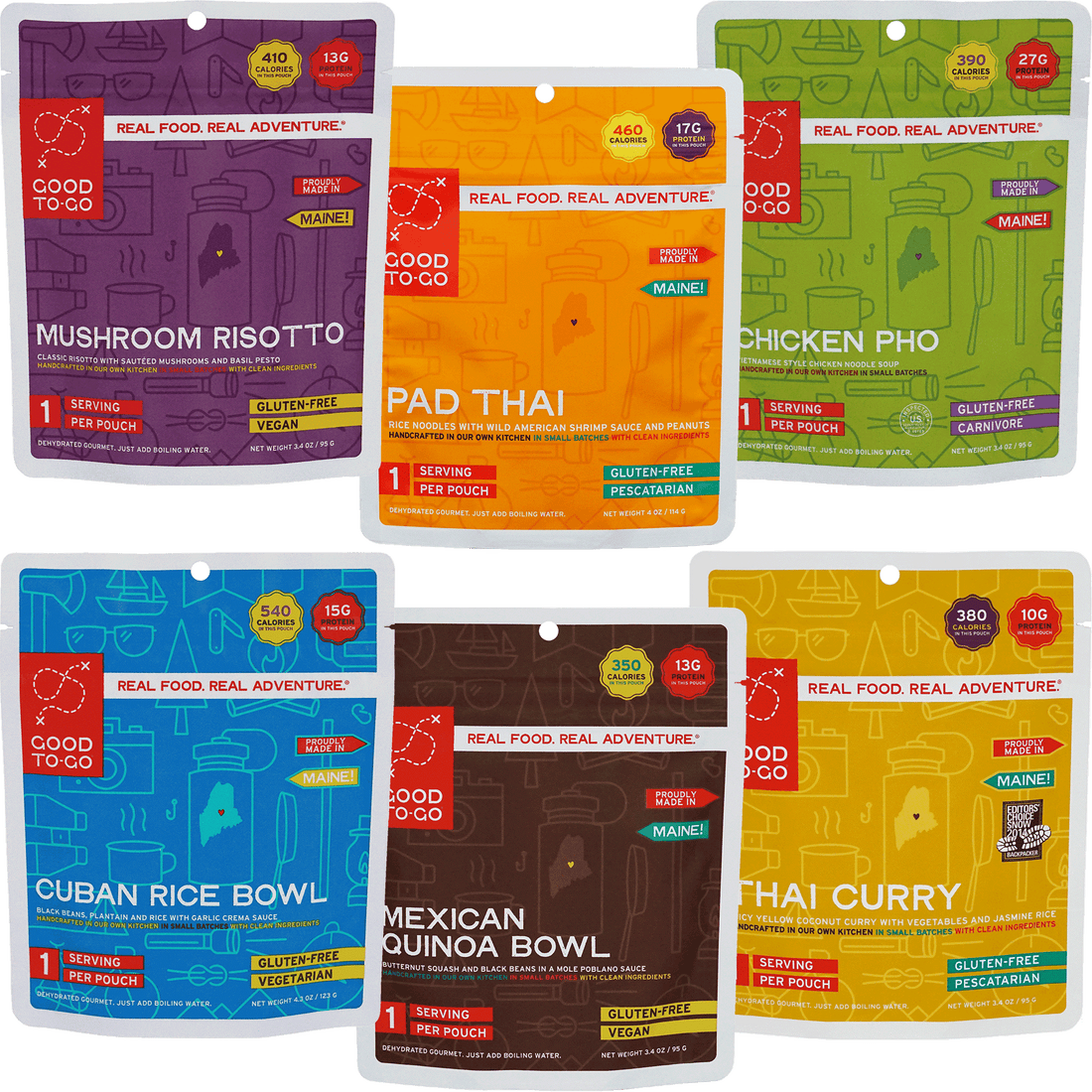 Good To Go The Ridgeline Variety Food Kit