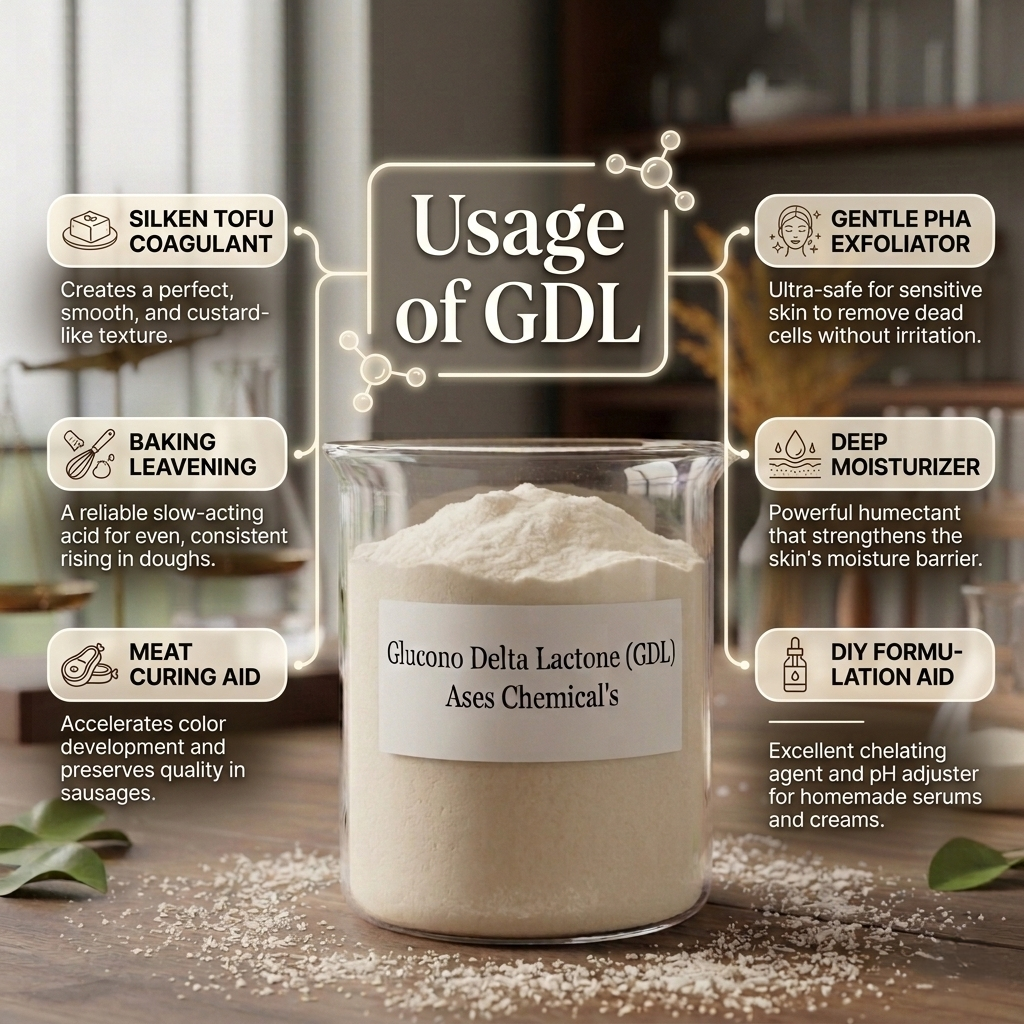 Glucono Delta Lactone/GDL/Glucono Lactone