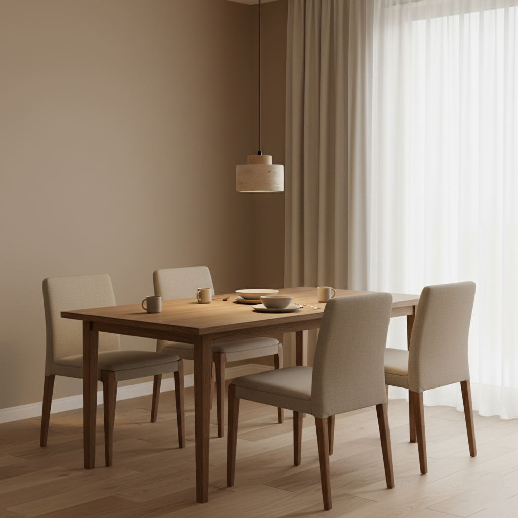 Nordic Travertine Pendant Light With Natural Stone Shade