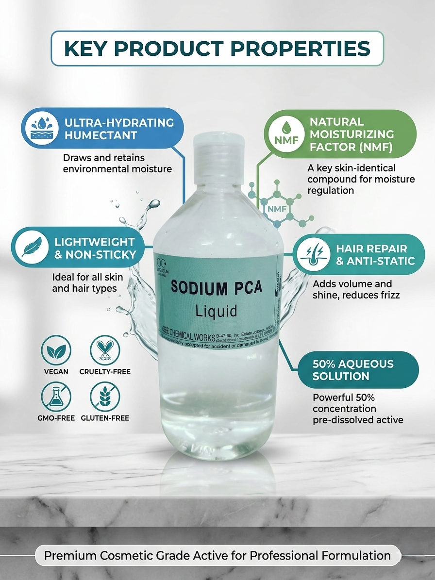 Sodium PCA Liquid /Sodium Pyrollidone Carboxylic Acid
