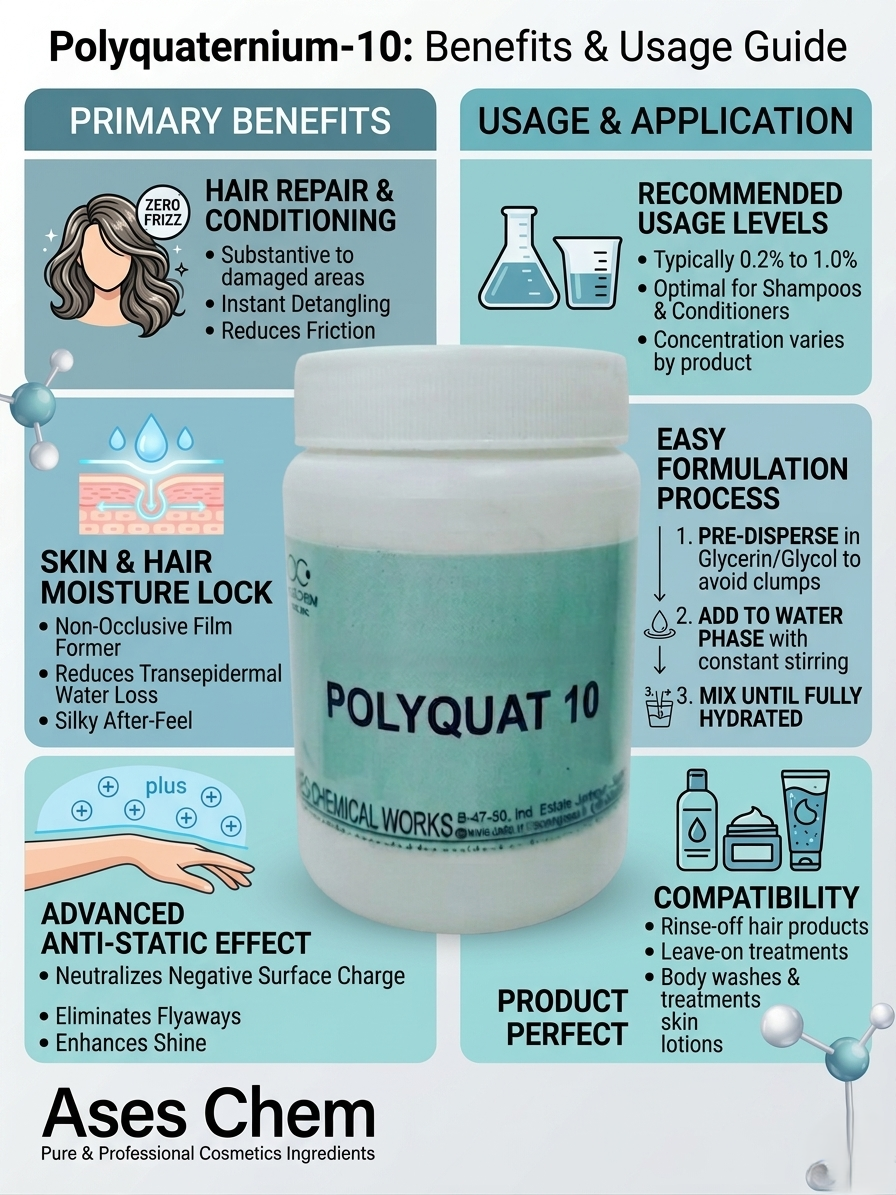 Polyquat 10/Polyquaternium 10 (Powder) PQ10