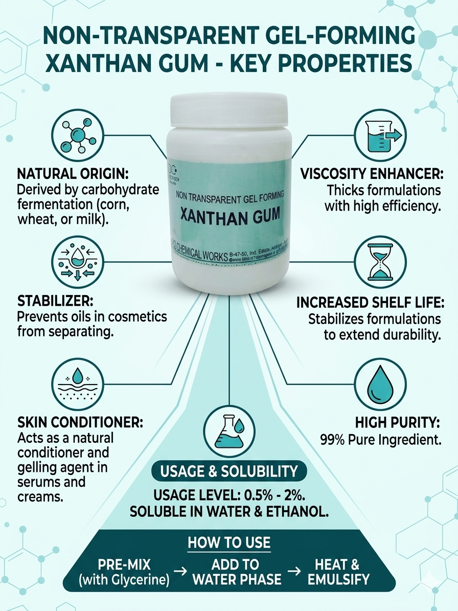 Xanthan Gum Non Transparent 200 Mesh-E415