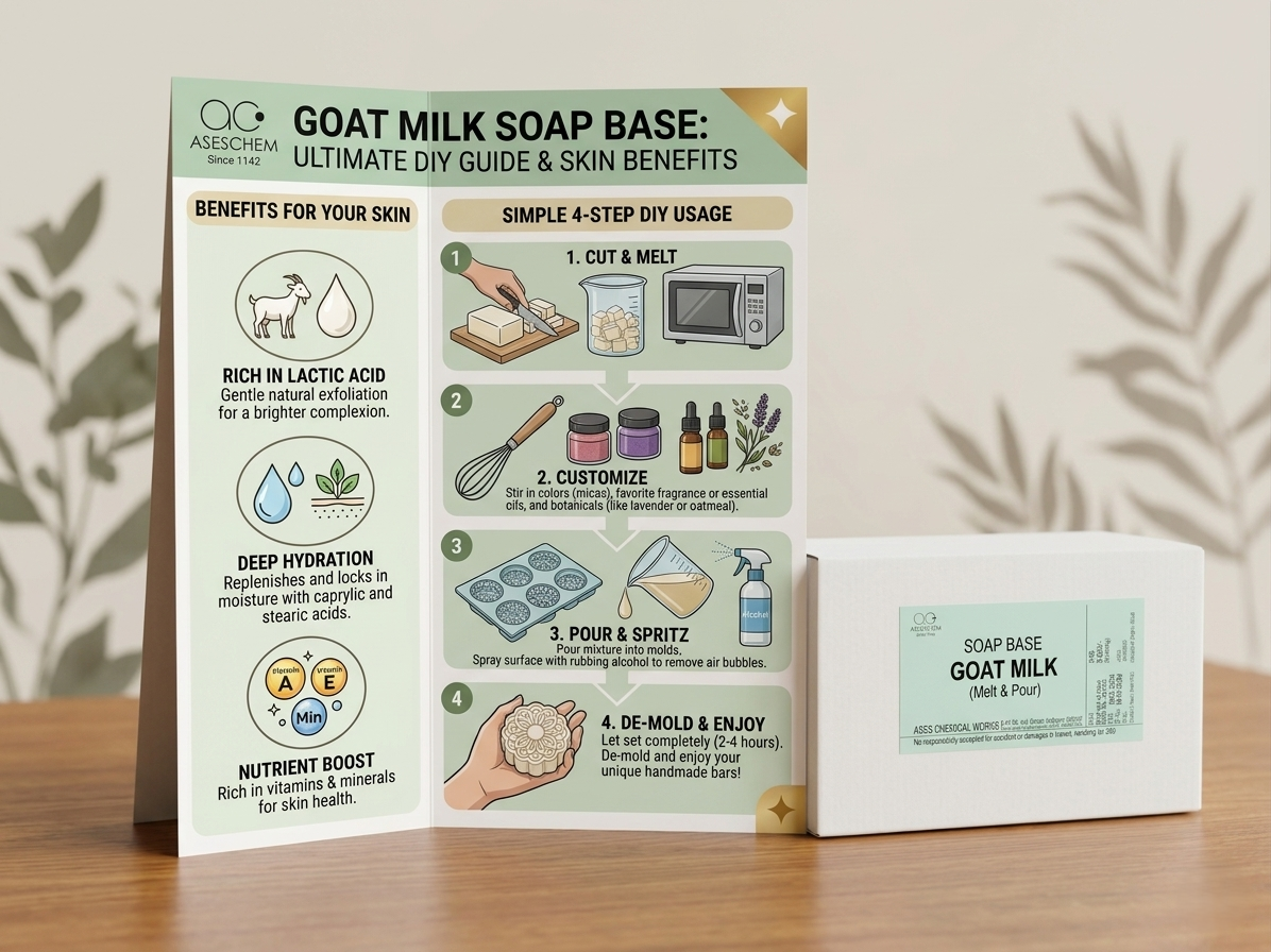 Soap Base Goat Milk (Melt and Pour) — Sulphate Free & Paraben Free
