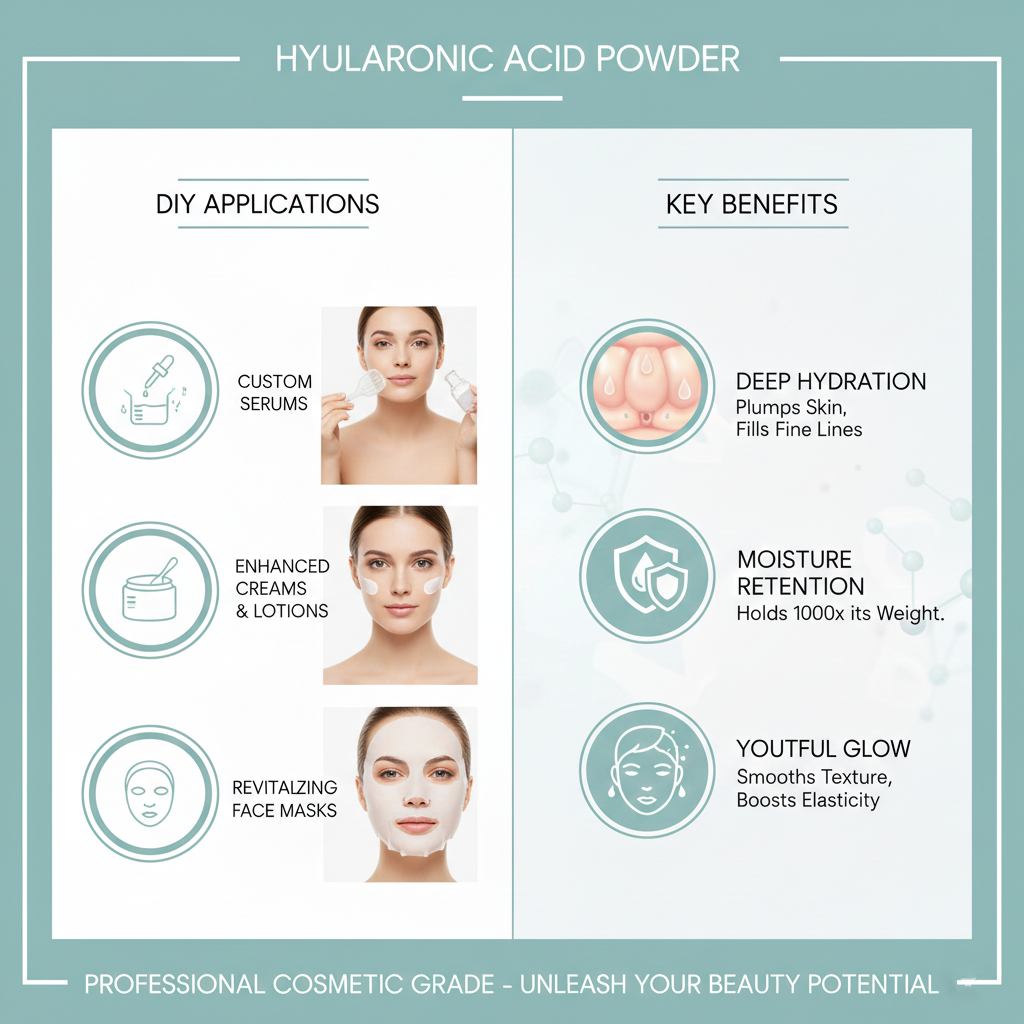Hyaluronic Acid Sodium/Sodium Hyaluronate (Middle Molecule) Powder