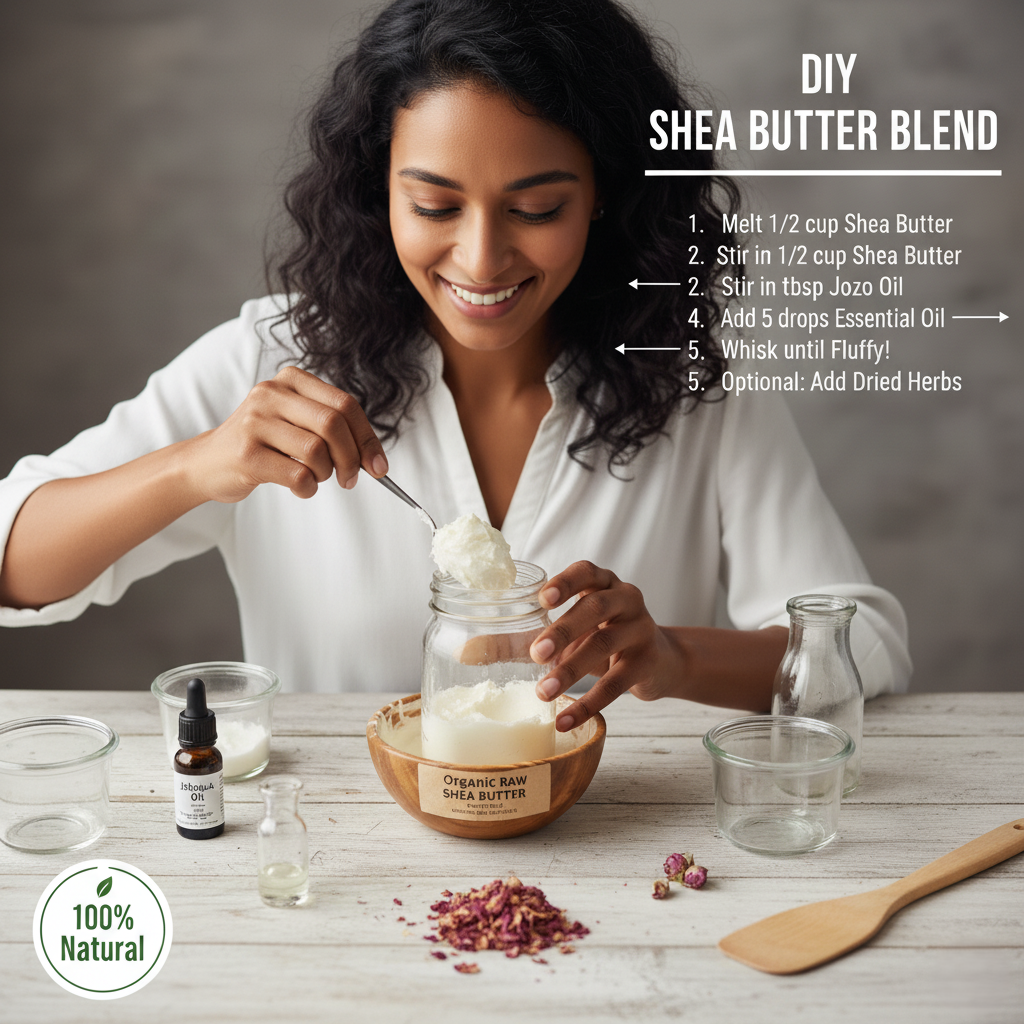 Shea Butter Organic Eco-Refined ( Chemical Free)