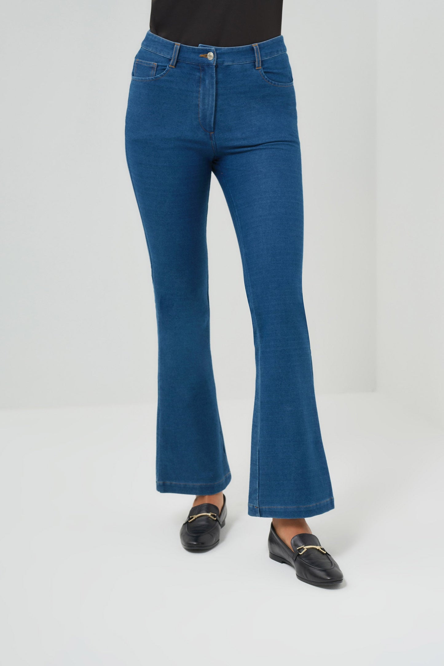 Georgina Performance Denim Flare Jean