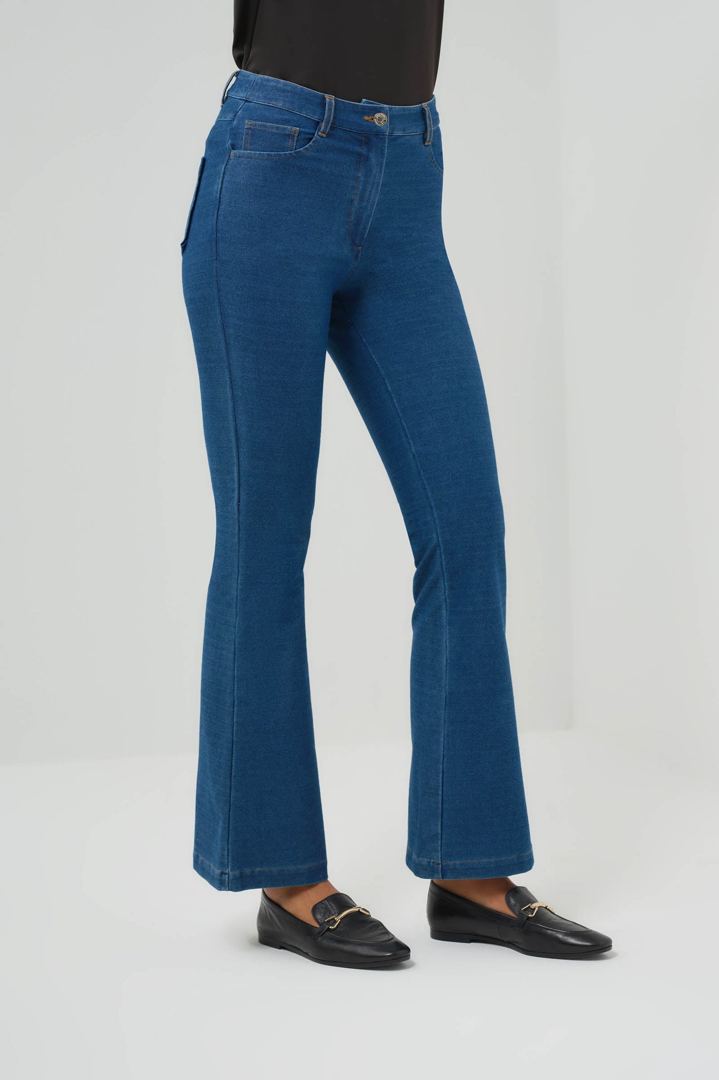 Georgina Performance Denim Flare Jean