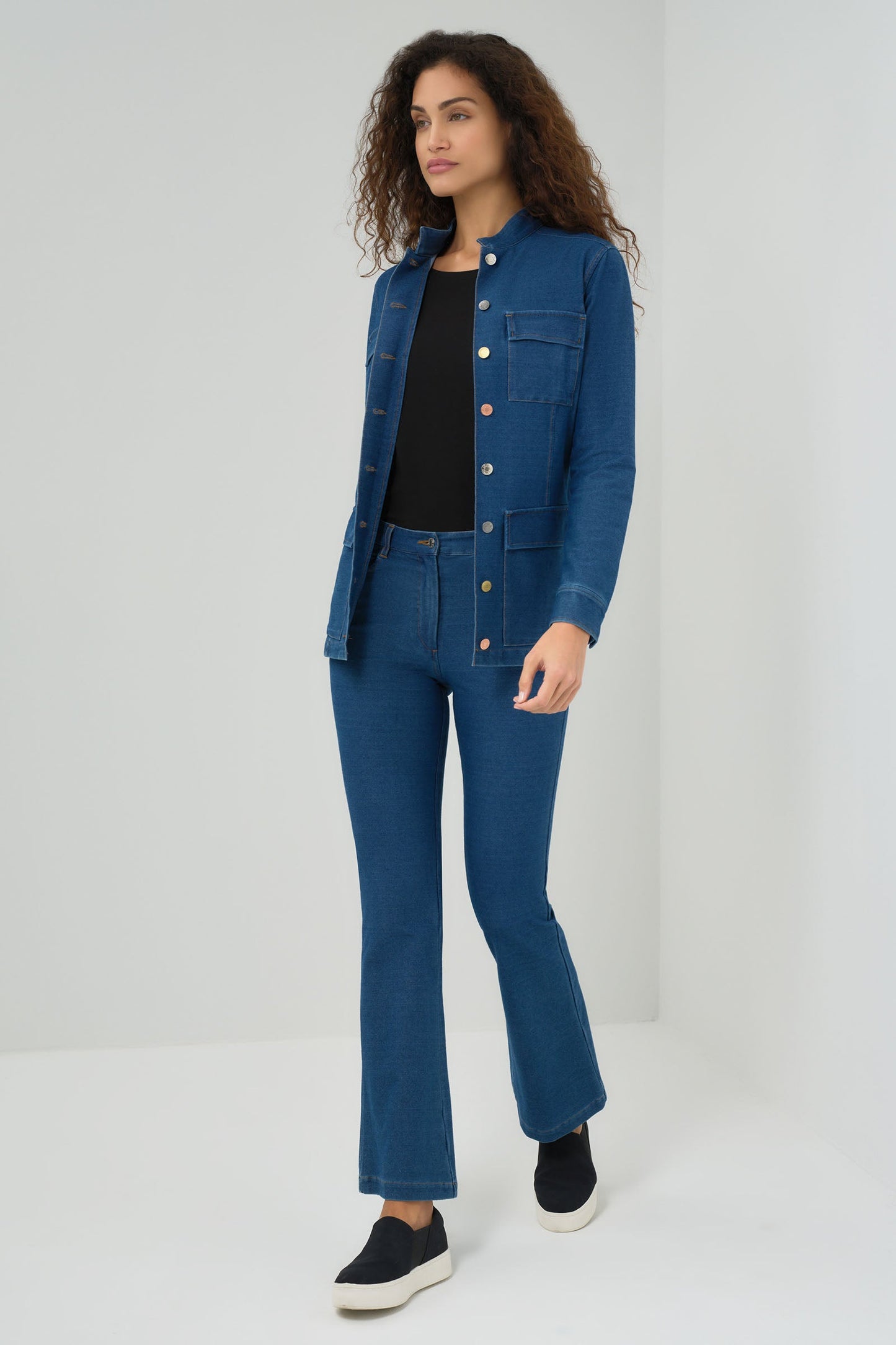 Georgina Performance Denim Flare Jean