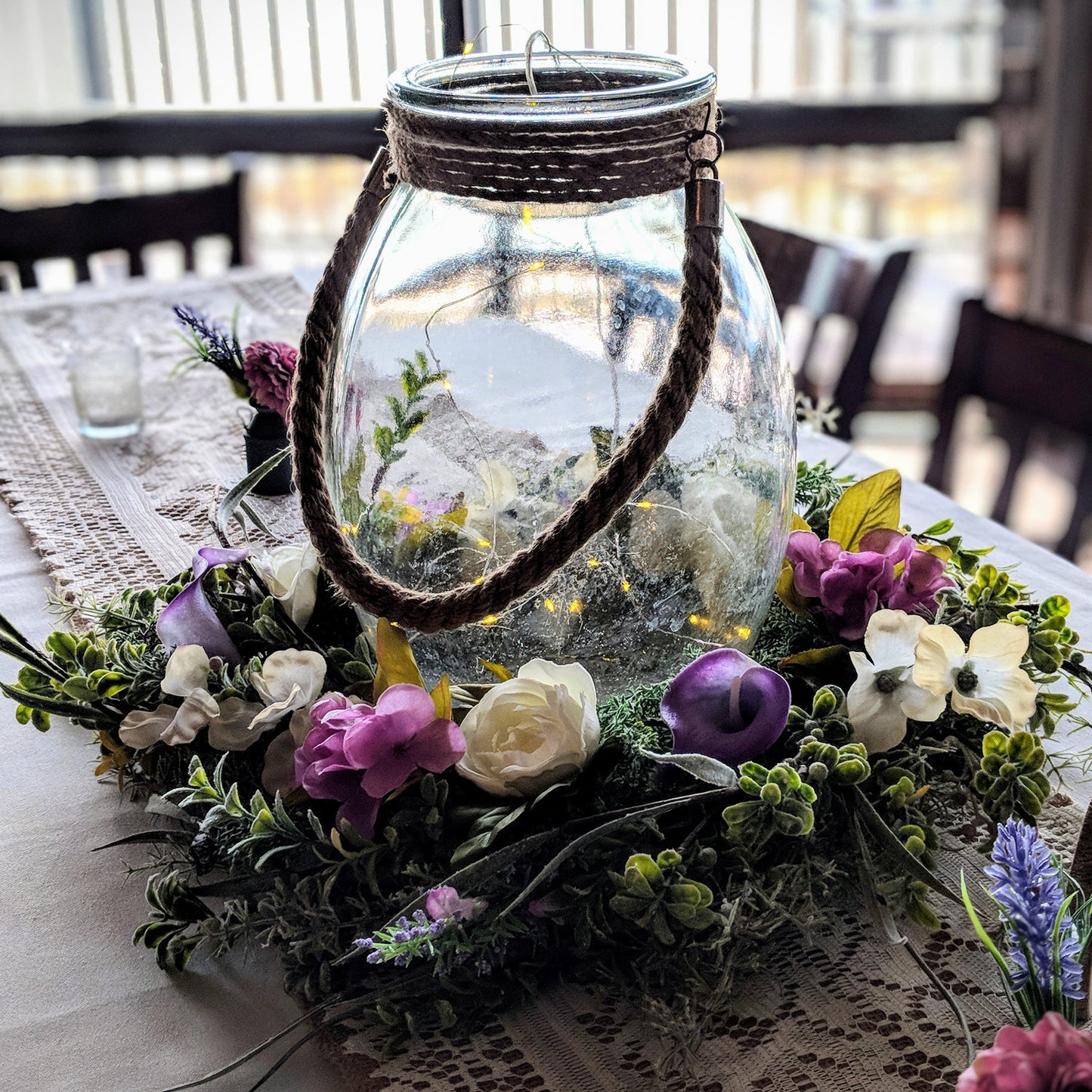 Bubble Lantern Aisle Marker