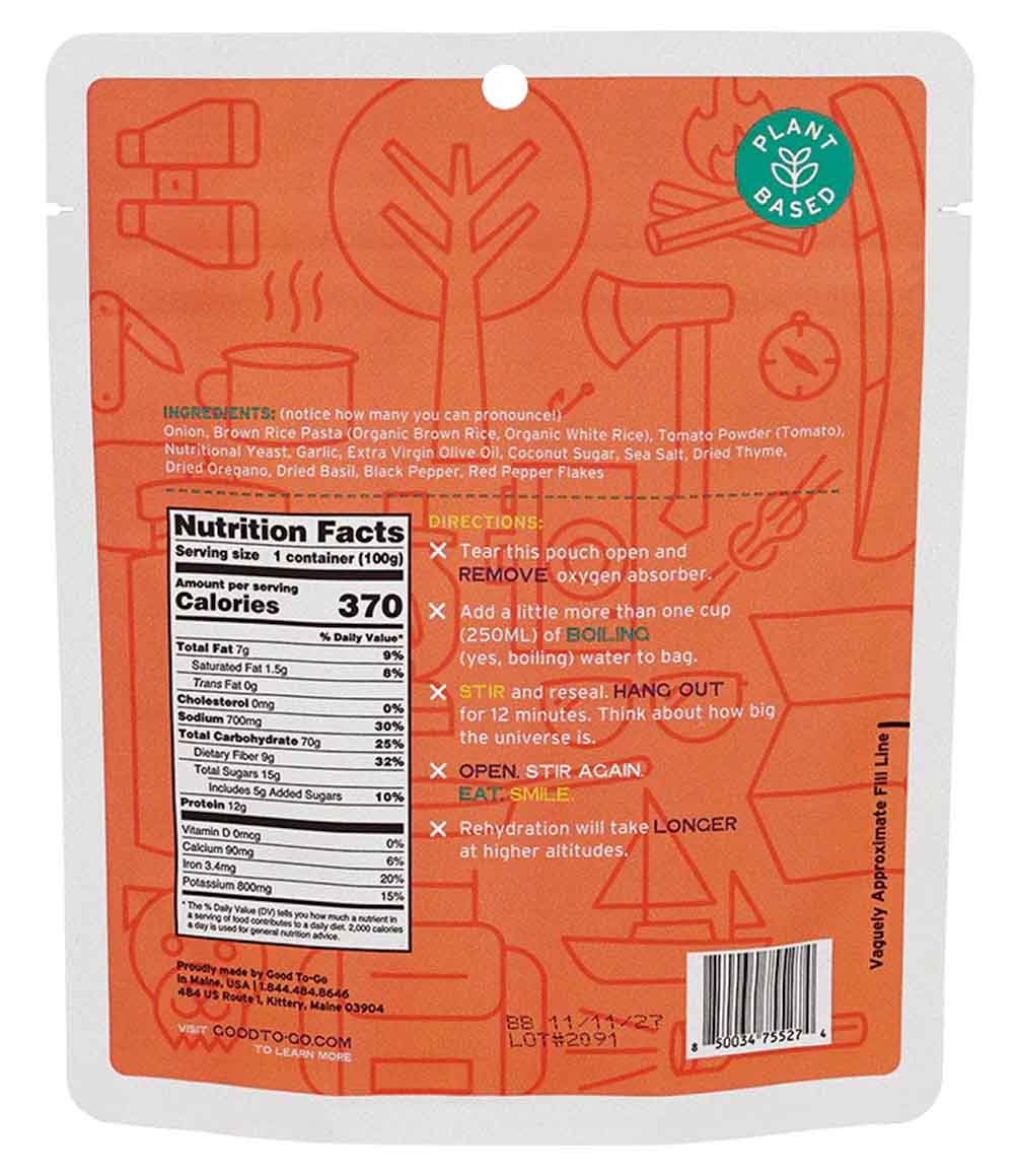 Pasta Marinara 1 SRV