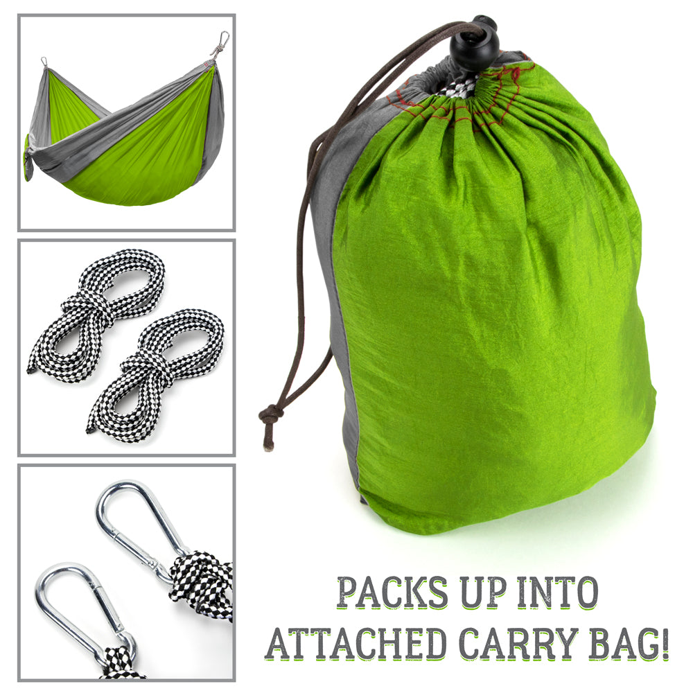 Camping Hammock, Grass & Stone