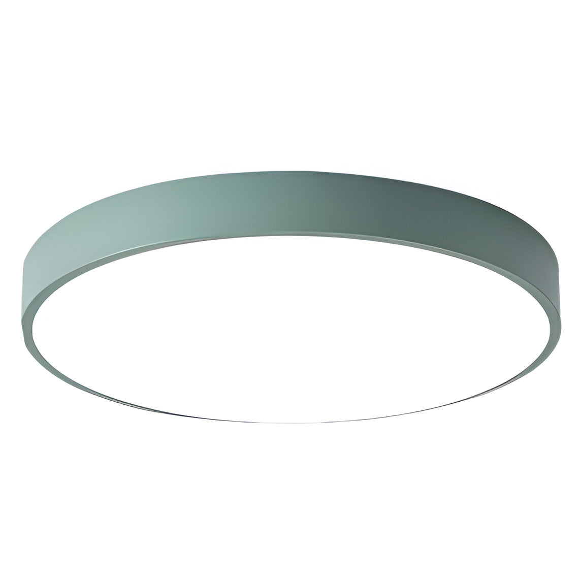 Low-Profile Round LED Ceiling Light With Minimal Frame