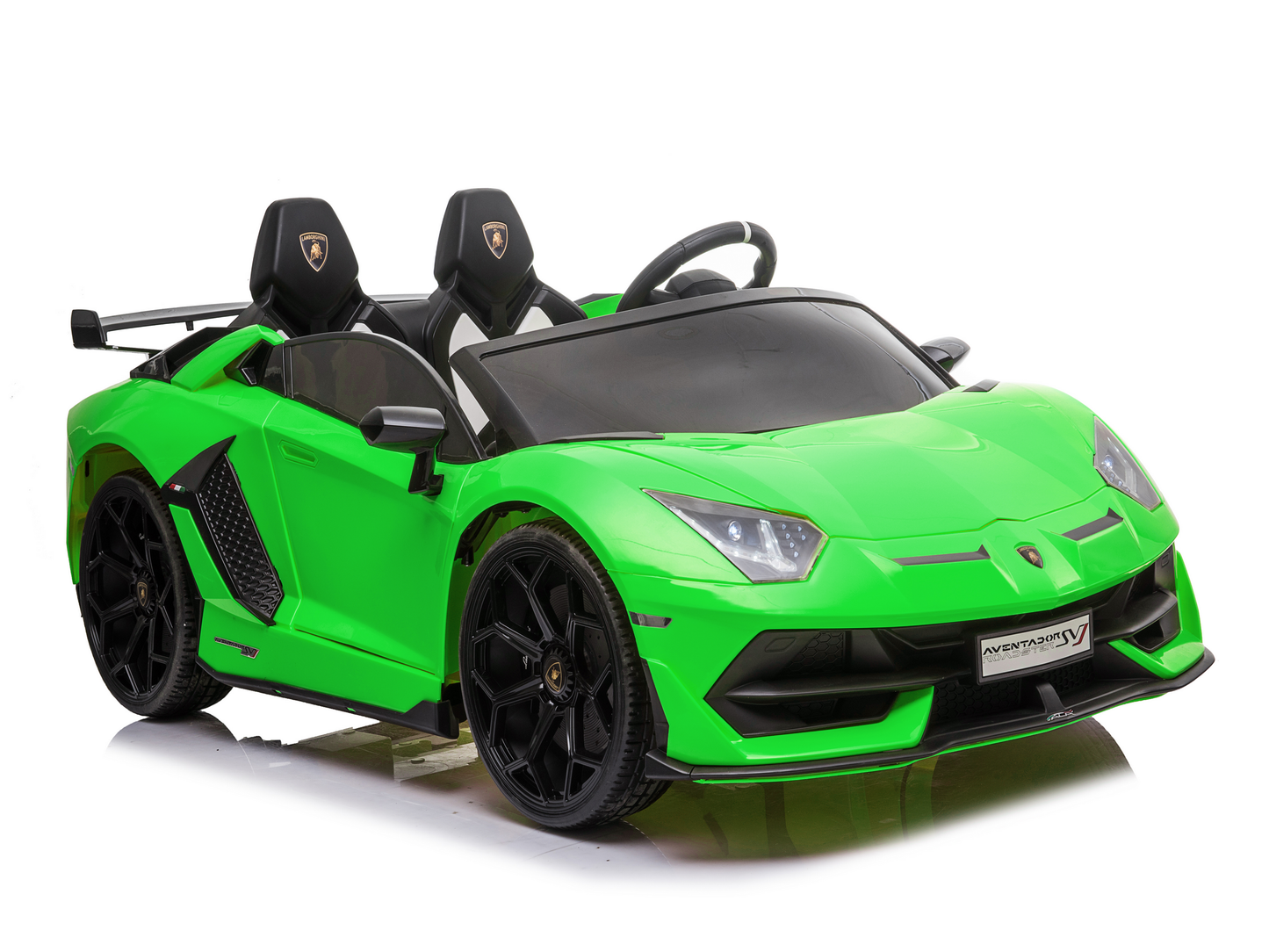 Magic Cars 2 Seater Lamborghini Aventador RC Ride On Car For Children Wireless Parental Control