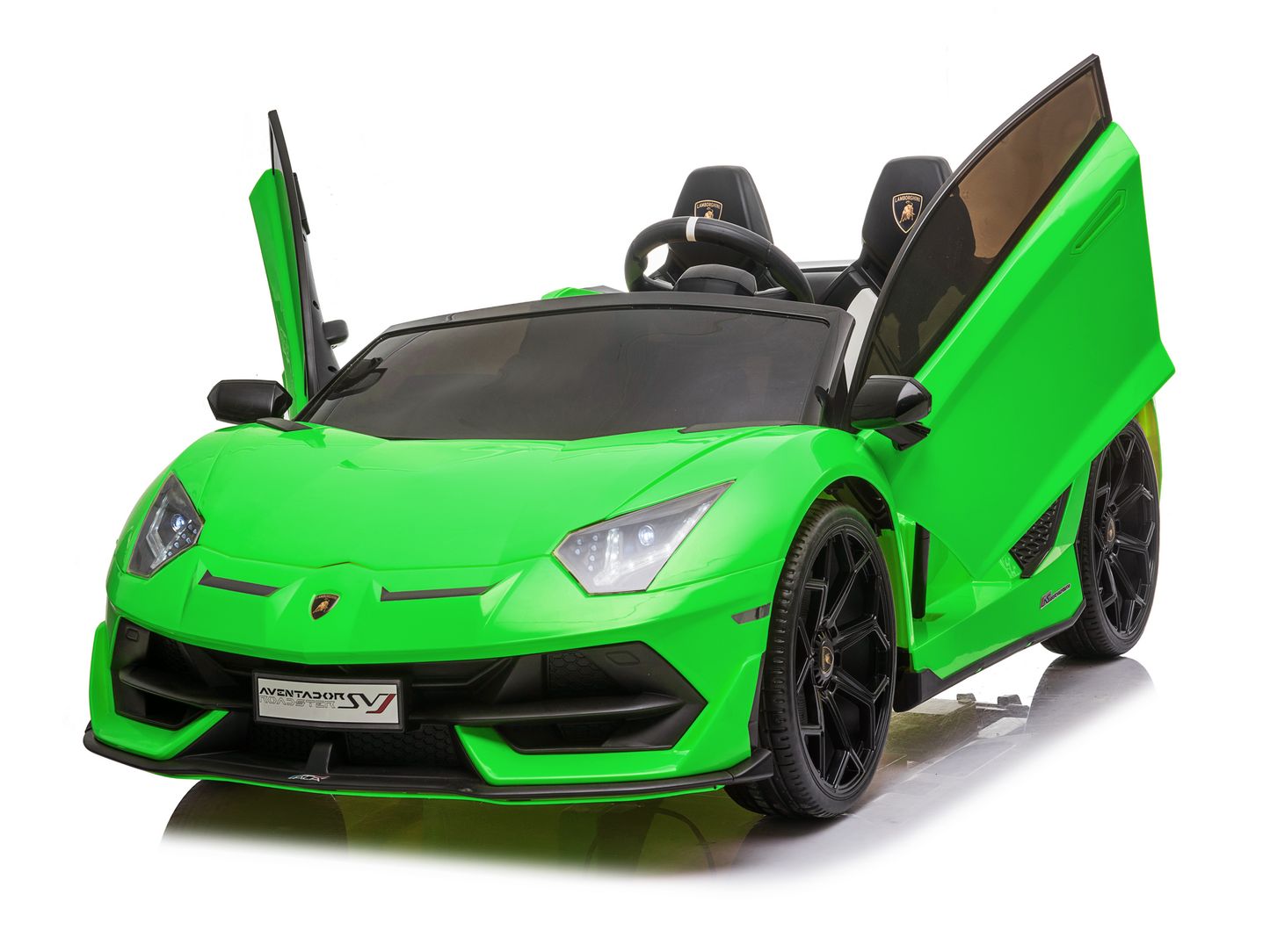 Magic Cars 2 Seater Lamborghini Aventador RC Ride On Car For Children Wireless Parental Control