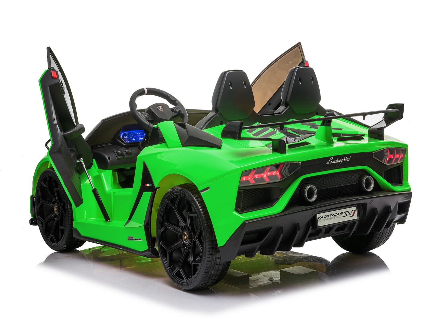Magic Cars 2 Seater Lamborghini Aventador RC Ride On Car For Children Wireless Parental Control