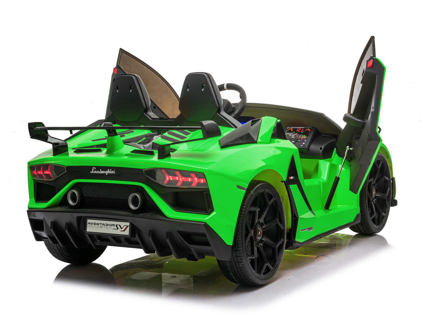 Magic Cars 2 Seater Lamborghini Aventador RC Ride On Car For Children Wireless Parental Control