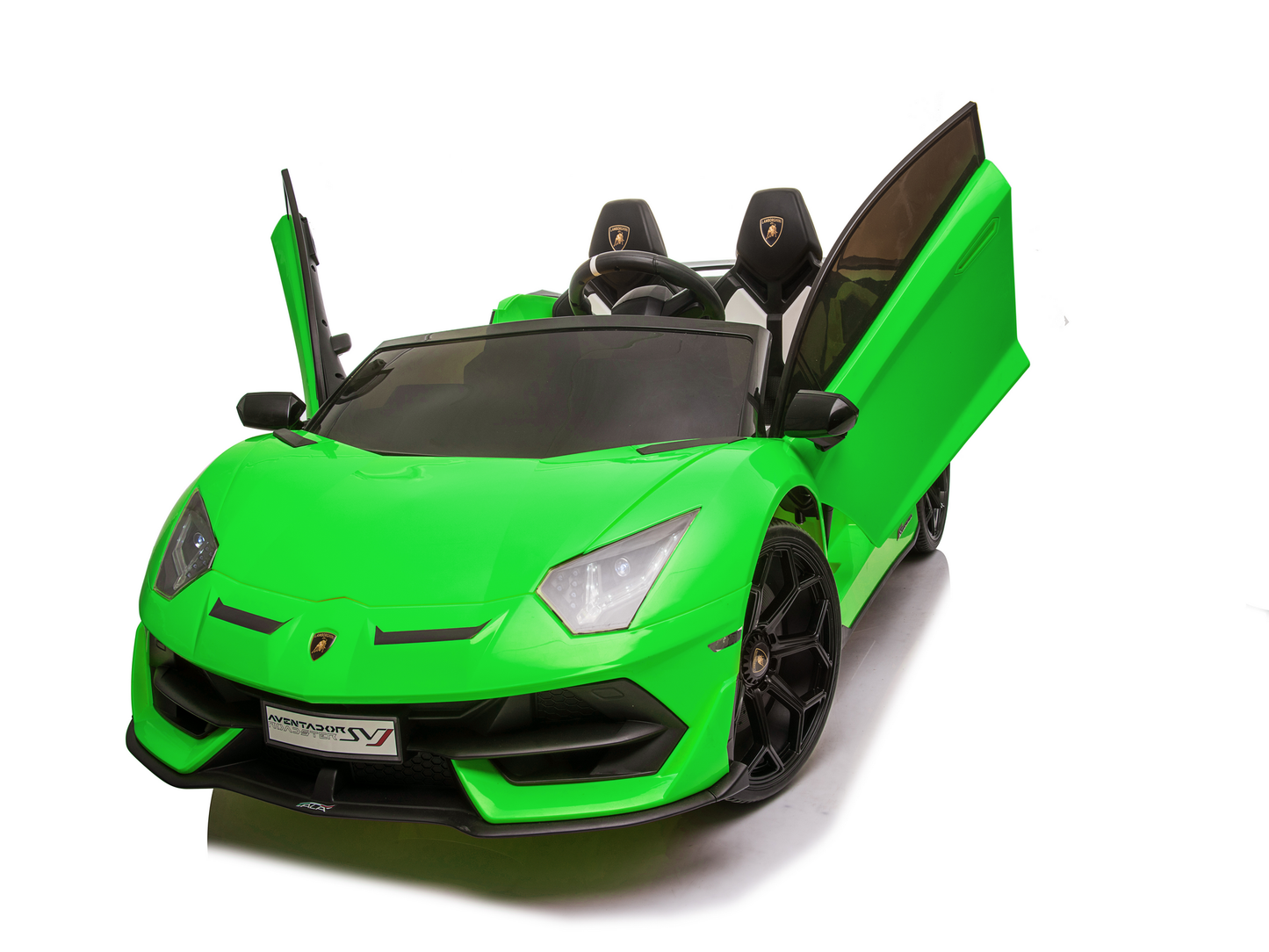 Magic Cars 2 Seater Lamborghini Aventador RC Ride On Car For Children Wireless Parental Control
