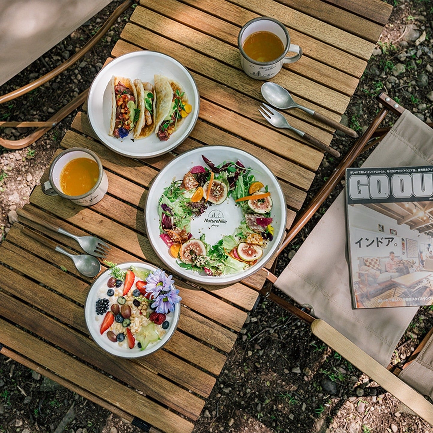 Naturehike Enamel Tableware Camping