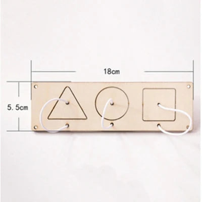 Wooden Montessori Busy Board for Babies - DIY Sensory Activity Toy with Engaging Accessories