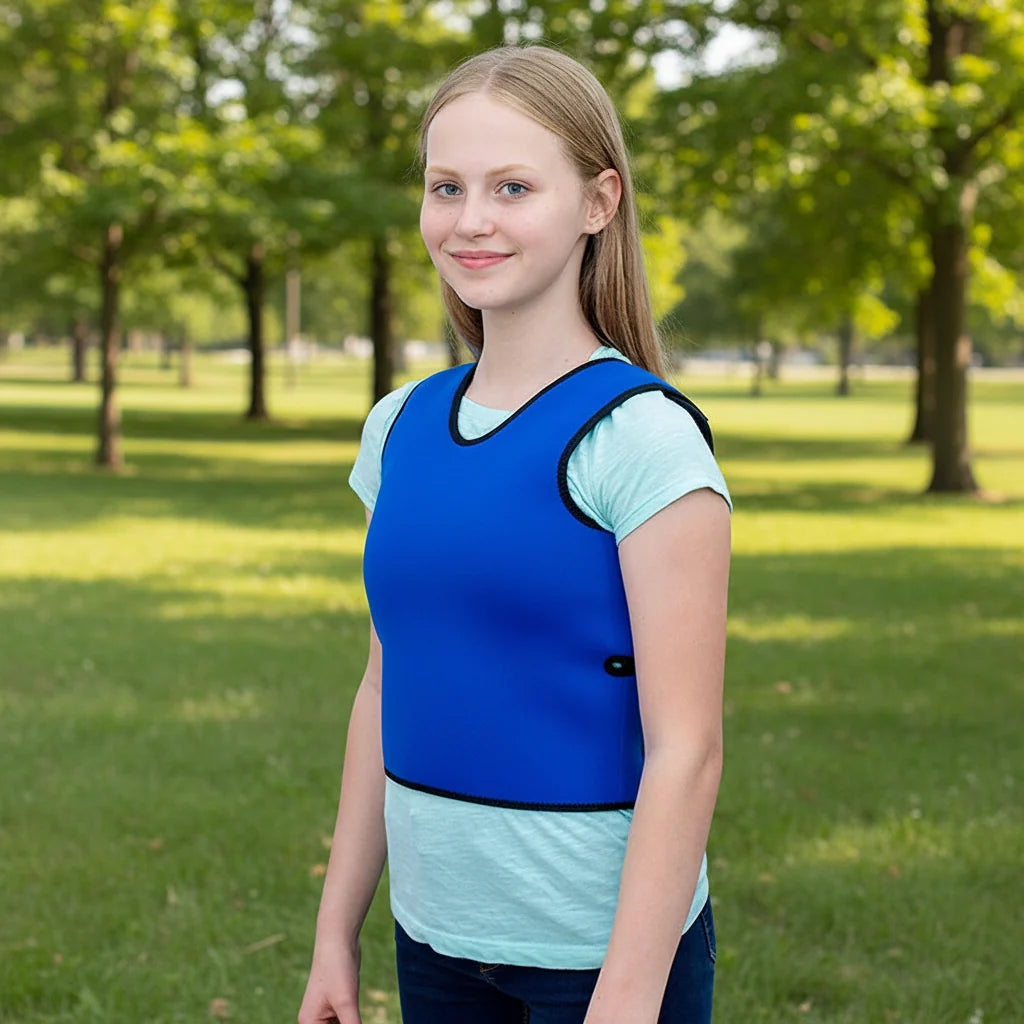 Sensory Compression Vest for Kids and Teens with Autism - Weighted Low-Pressure Comfort for Hyperactivity and Mood Processing