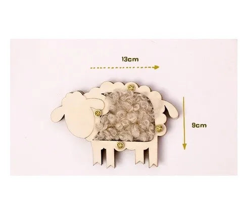 Wooden Montessori Busy Board for Babies - DIY Sensory Activity Toy with Engaging Accessories