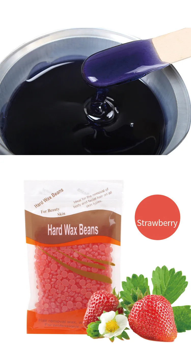 New 100g/Pack Depilatory Hot Film Wax Pellet  Removing Wax beans Bikini Face Hair Legs Arm Hair Removal Bean Unisex