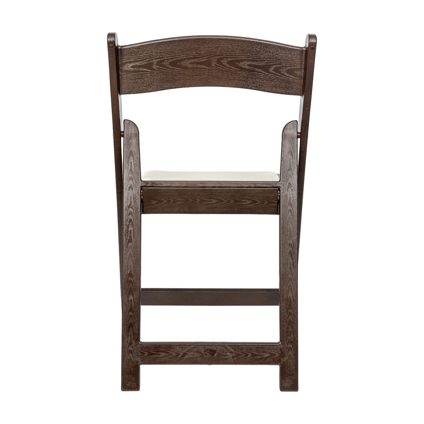 HERCULES Commercial Indoor/Outdoor Lightweight Wood Look Resin Folding Event Chair