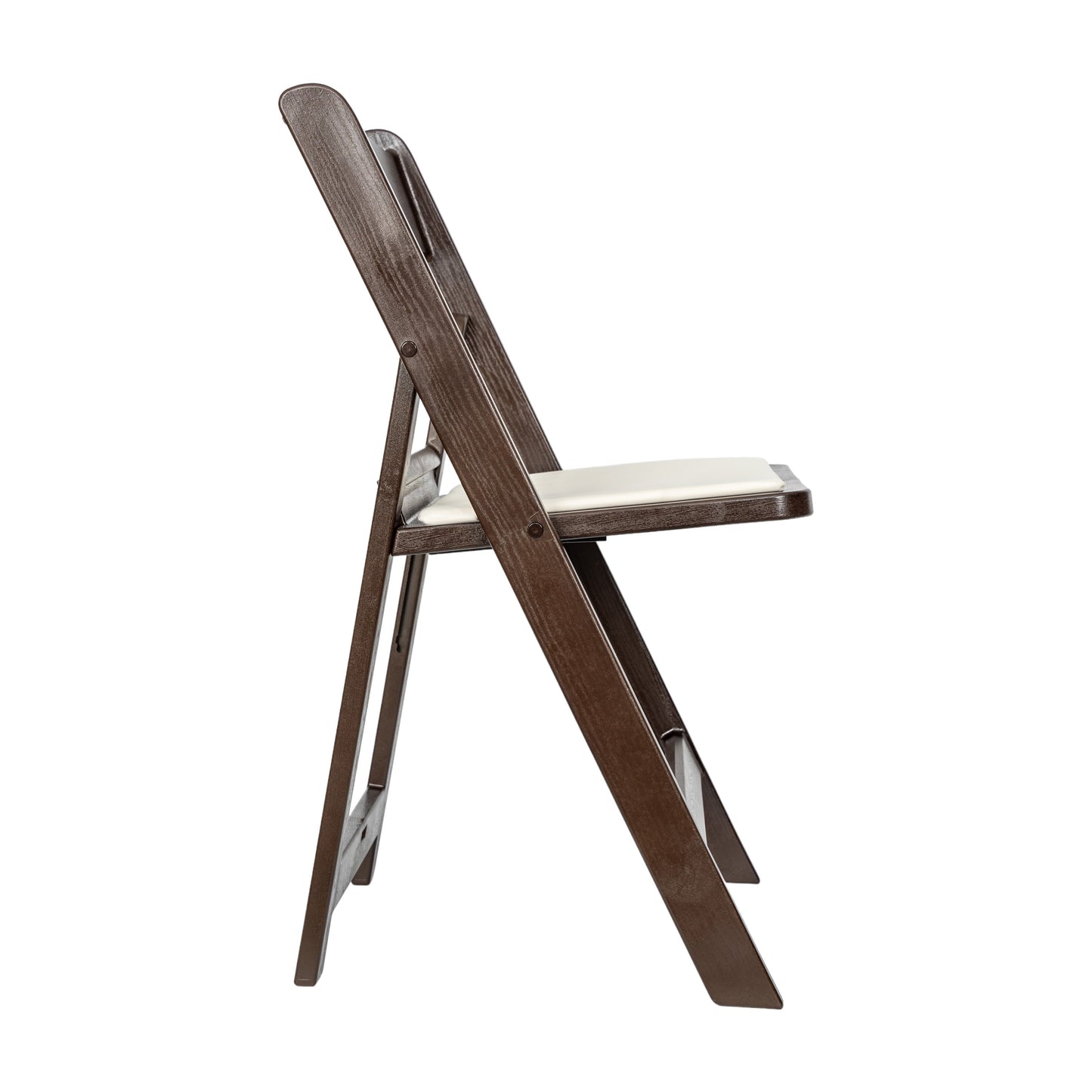 HERCULES Commercial Indoor/Outdoor Lightweight Wood Look Resin Folding Event Chair