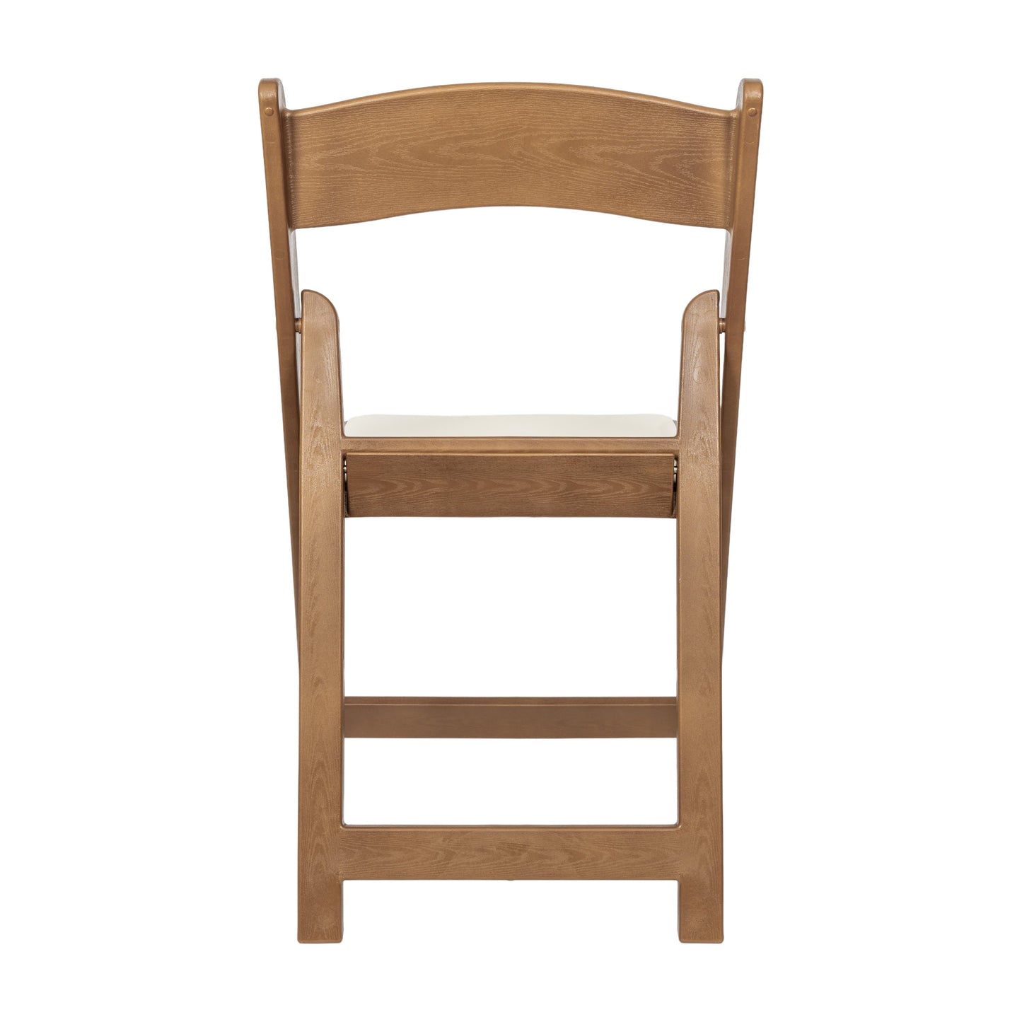 HERCULES Commercial Indoor/Outdoor Lightweight Wood Look Resin Folding Event Chair