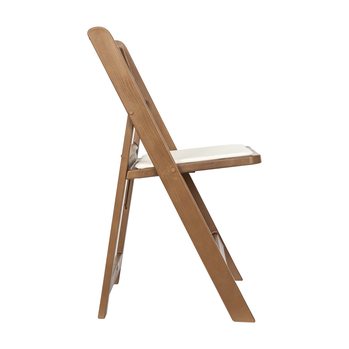 HERCULES Commercial Indoor/Outdoor Lightweight Wood Look Resin Folding Event Chair