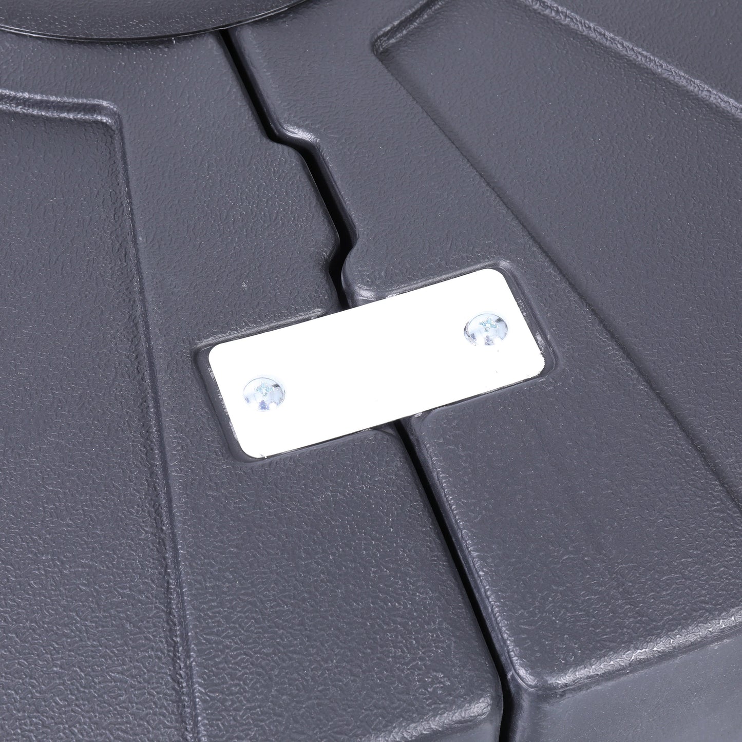 Hank Heavy Duty Weather-Resistant Universal Offset Umbrella Base with Grooved Handles and Built-In Wheels