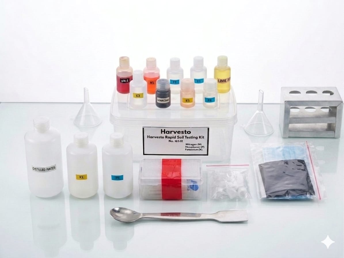 Soil Test Kit  (pH / Nitrogen / Phosphorous / Potassium / Organic Carbon)