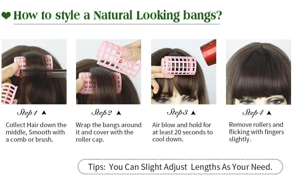Light Pink Short Wavy Synthetic Hair Wigs with Bangs Cosplay Natural Shoulder Length Bob Wig For Women Afro Heat Resistant Fiber