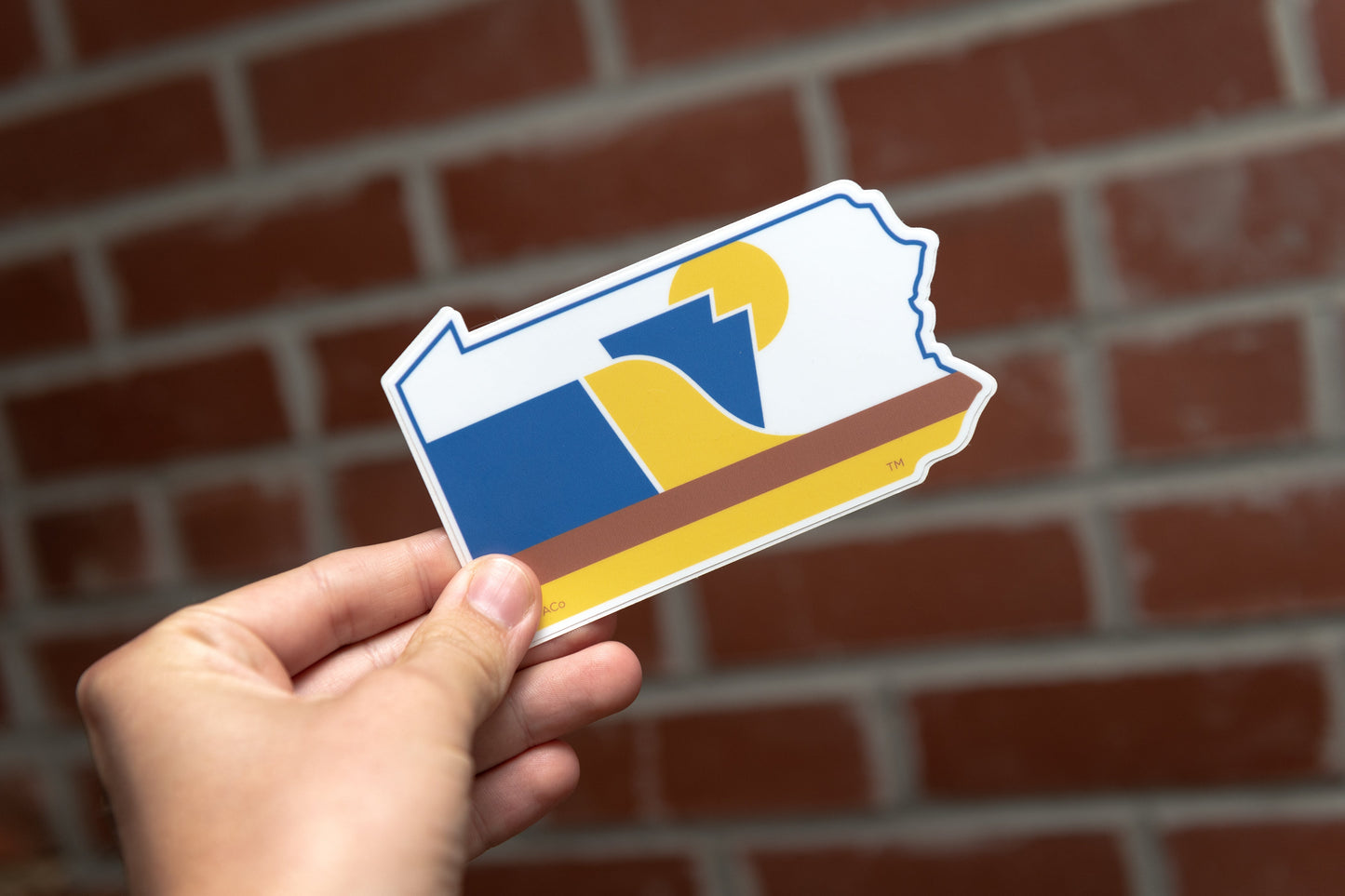 RepresentPA "Symbol of Pennsylvania" Sticker | State-Shaped