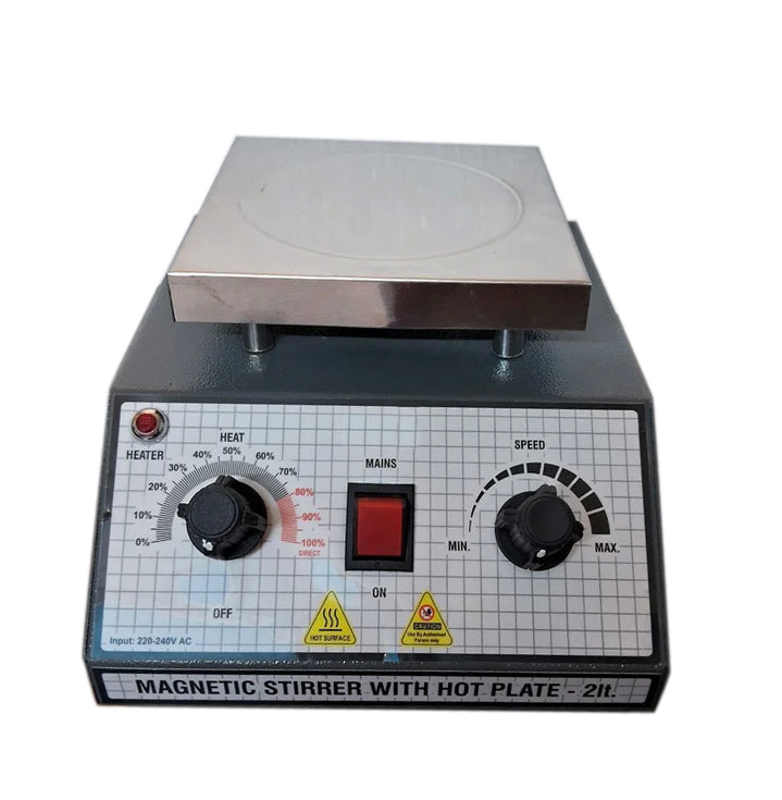 Magnetic Stirrer with Hot Plate 2L Superior (Teflon Magnet Bar not included)