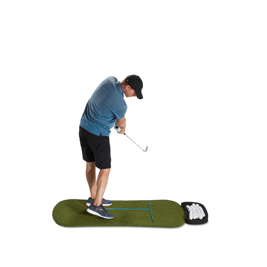 Fiberbuilt Performance Turf Series Hourglass Golf Mat Kit - 5'X3'