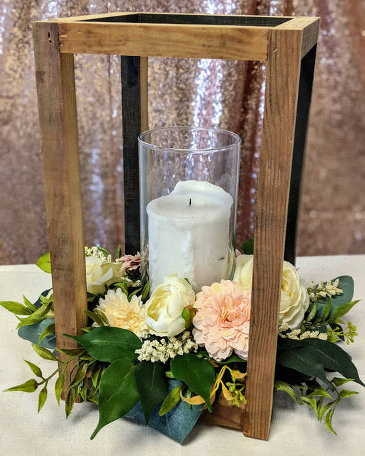 Wooden Frame Lantern Rental