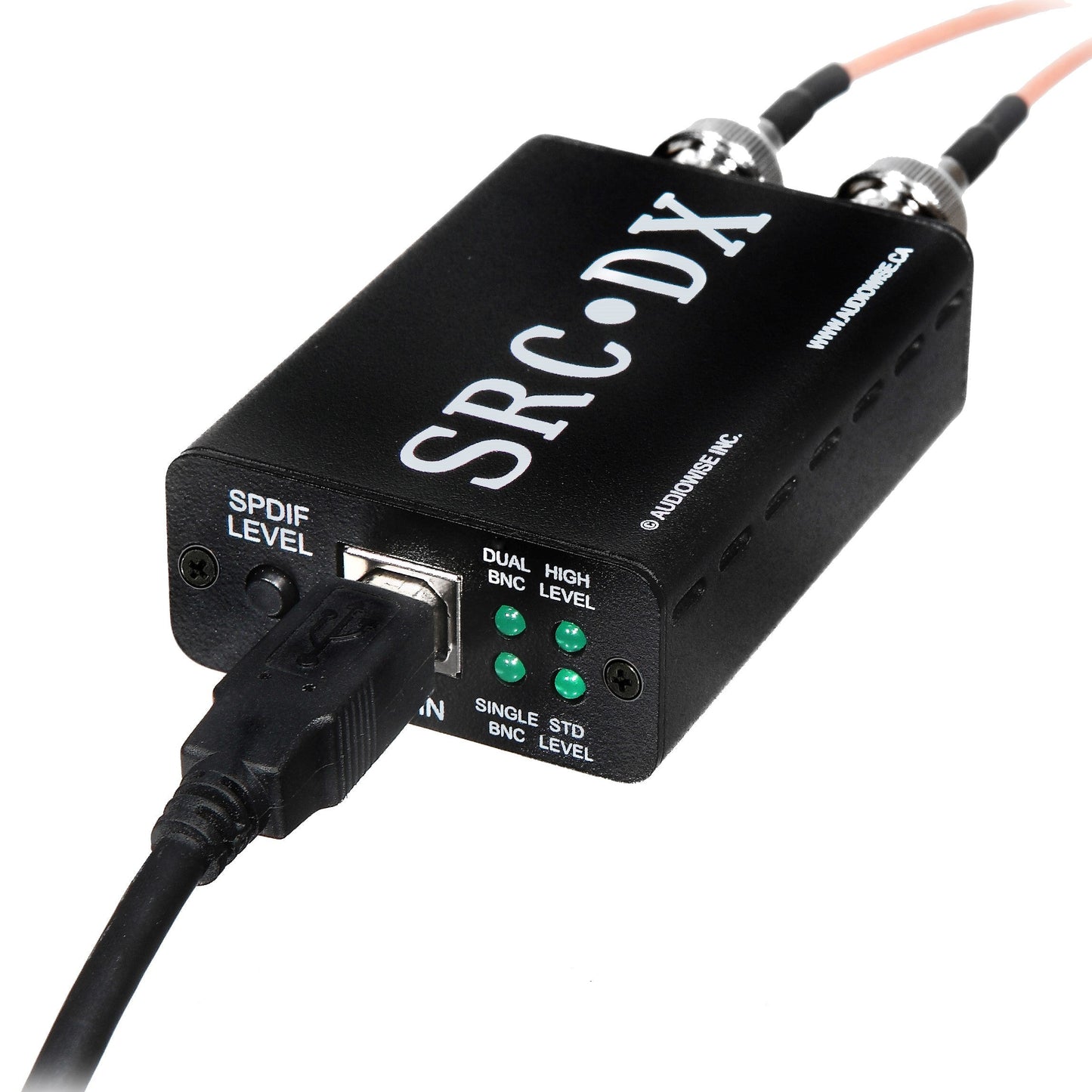 SRC•DX USB to Single/Dual-Coax Bridge