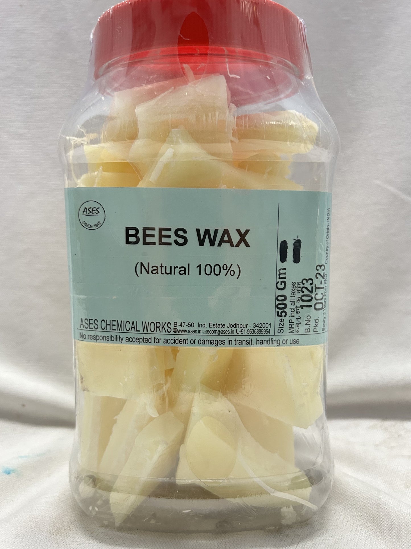 Wax Bees Natural 100% Slab
